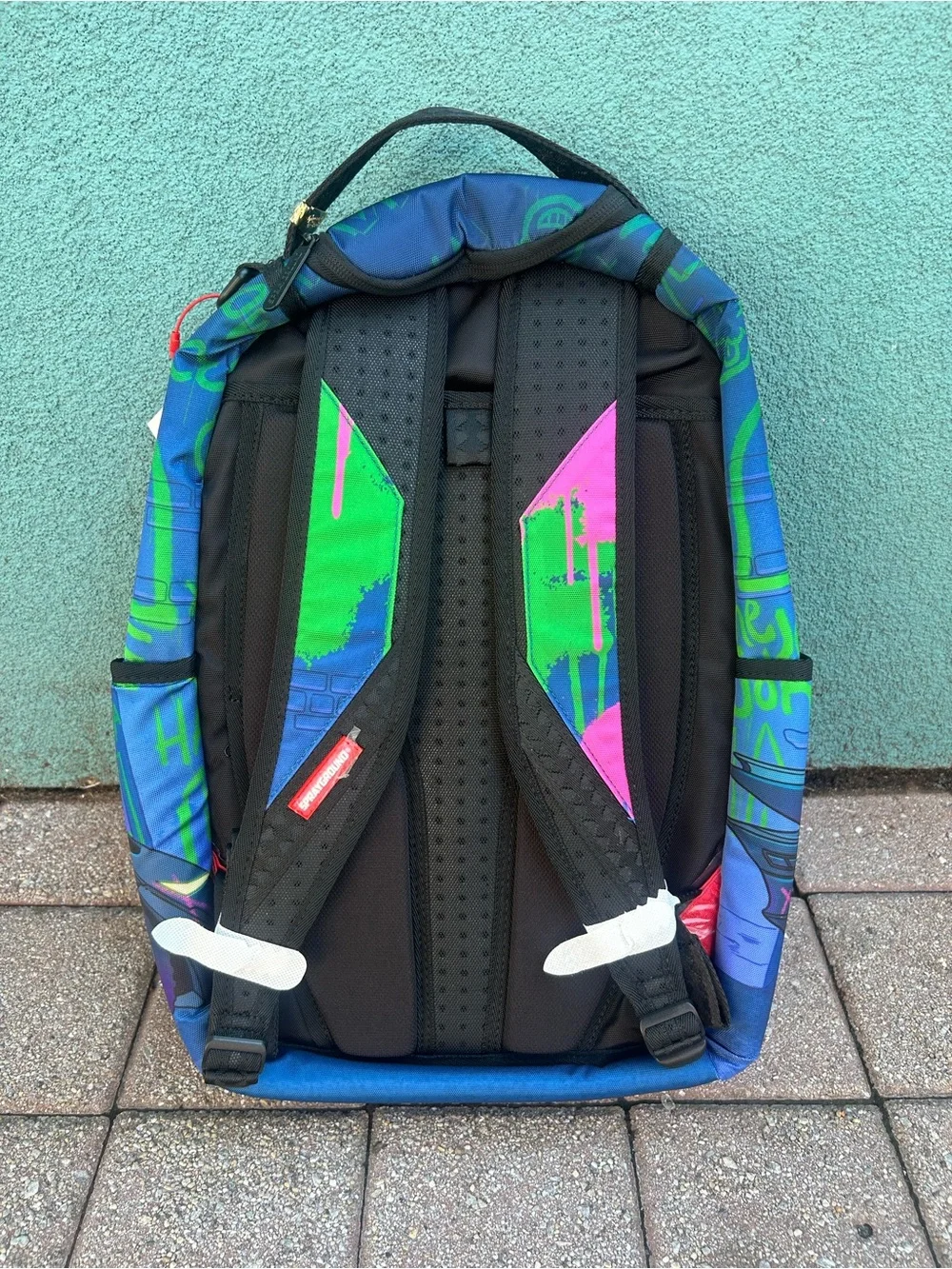 Sprayground Joker Blue Green Graphic Backpack
